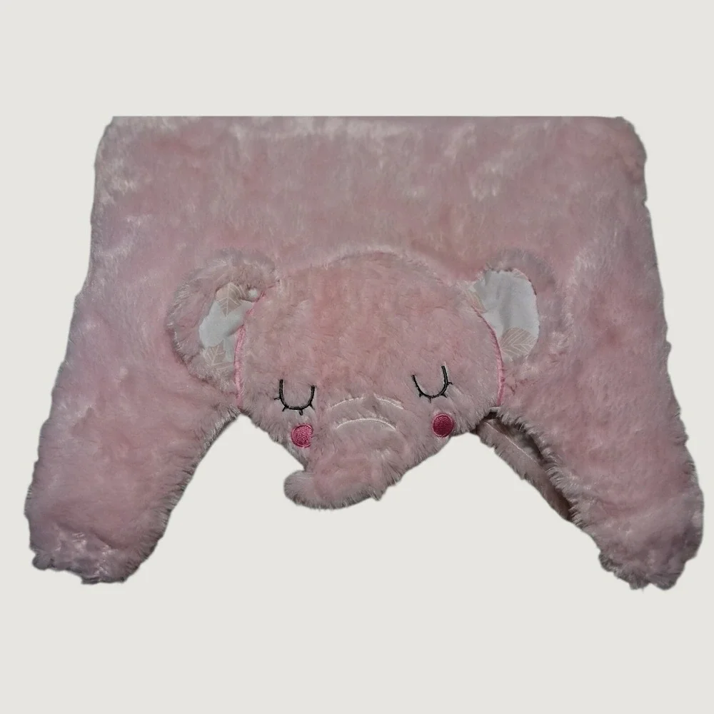 Always Loved by Rene Rofe Pink Elephant Plush Baby Security Blanket AFP443G01